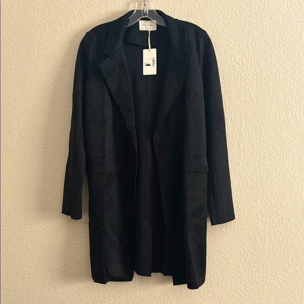 Suede Longline Blazer